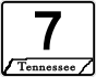 State Route 7 primary marker