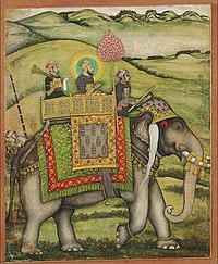 The Emperor Bahadur Shah I The Emperor Bahadur Shah Mounted on an elephant. End of 17cent. Bibliotheque nationale de France, Paris.jpg