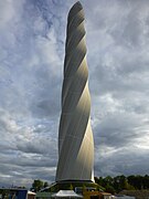 TK Elevator Test Tower en Rottweil por Werner Sobek, 2017.