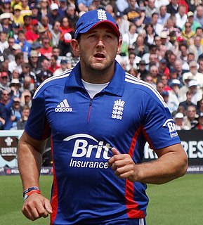 Tim Bresnan Cricket player of England.