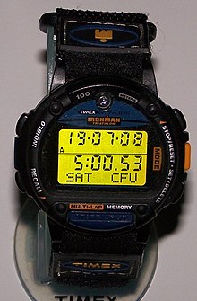 Ironman Datalink with velcro strap Timex Ironman Triathlon Datalink velcro strap.JPG