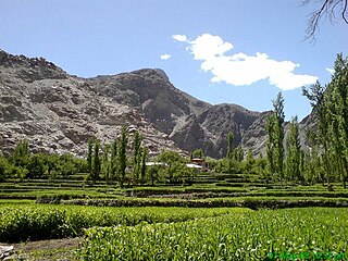 Tolti City in Gilgit Baltistan, Pakistan