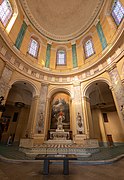 Intérieur de la chapelle (dôme).