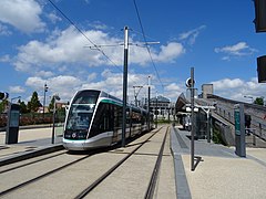 Terminus du tramway T8.