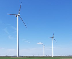 Wind turbines in Nasiegniewo