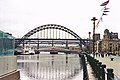 From Millennium Bridge Downstream Newcastle side August 2002