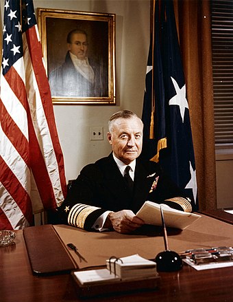 Admiral Forrest Sherman replaced Denfeld as Chief of Naval Operations