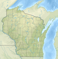 USA Wisconsin relief location map.svg