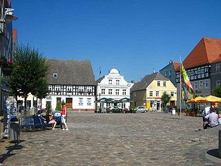 Ueckermünde Place in Mecklenburg-Vorpommern, Germany