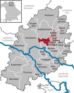 Untersteinach - Localizazion