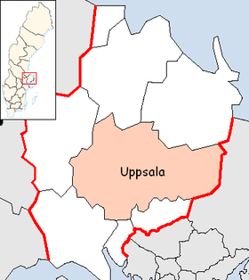 Localisation de Uppsala