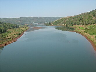 View of Vashishti River from the Konkan Railway near Chiplun Vaishishti River Near Chiplun 5.jpg