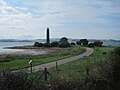 Thumbnail for File:View from a Kilwinning-Largs train - the Pencil, Ayrshire coast - geograph.org.uk - 4778273.jpg