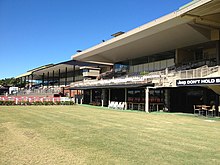 Members' Stand, 2013 View of Members' Stand, Eagle Farm Racecource.jpeg