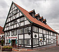 2-tier  Half-timbered house