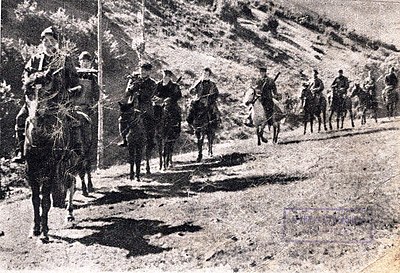 Greek Resistance cavalry during the Axis occupation