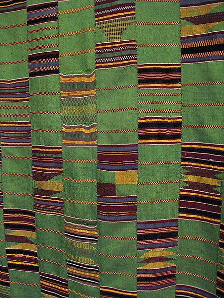 File:WLA haa Kente Cloth Probably Ewe Ghana c 1986.jpg