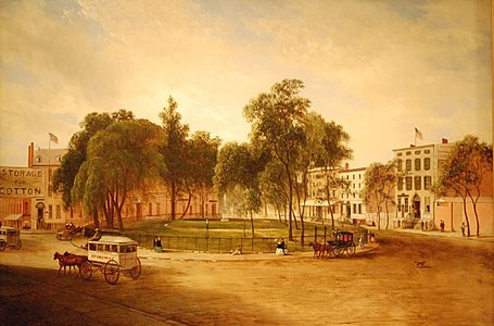 Bowling Green a New York, 1868