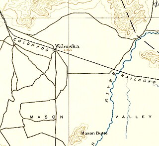 <span class="mw-page-title-main">Wabuska, Nevada</span> Unincorporated community in the state of Nevada, United States