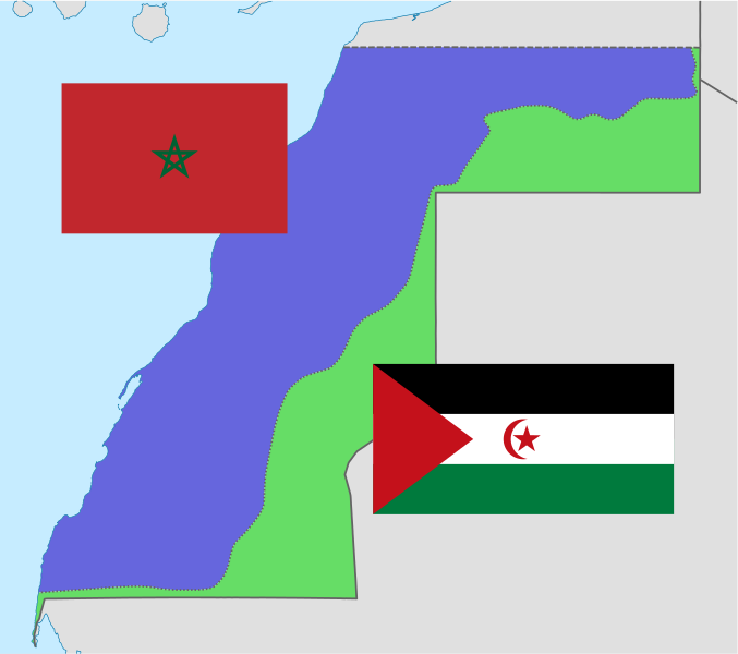 Ficheiro:Western Sahara conflict map.svg