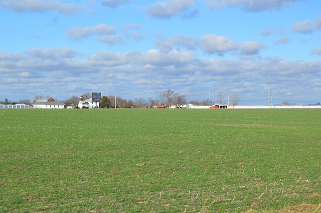 Farmland southeast of Delta