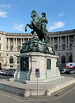 Ridestatue av Eugène de Savoie-Carignan, Vienne