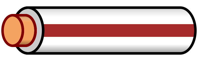 File:Wire white brown stripe.svg