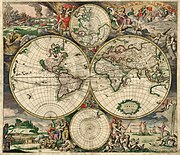 1689 map of the world