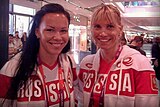 Tatjana Weschkurowa (rechts), 2006 Vizeeuropameisterin, schied als Achte ihres Halbfinallaufs in 52,93 s aus