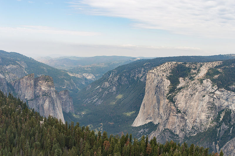 File:Yosemite Valley and El Capitan from Sentinel Dome.jpg