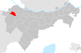 Poloha obce Zwölfaxing v okrese Bruck an der Leitha (klikacia mapa)