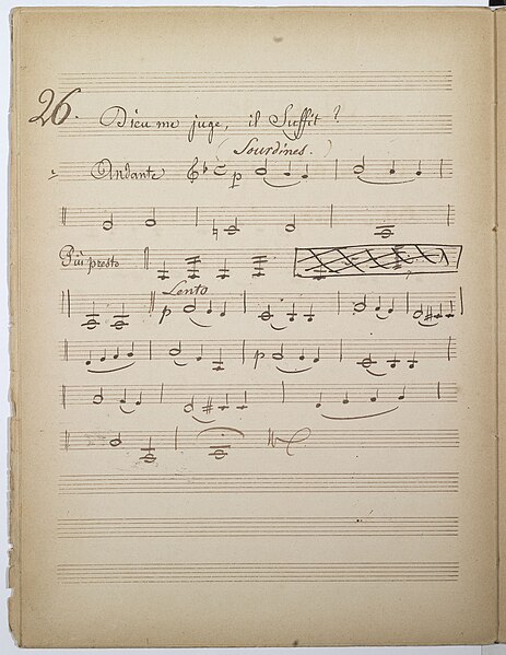 File:"André Gérard. Drame en 5 Actes. Musique de M. Ancessy.... Première Représentation le 30 Avril 1857. Odéon." Musique de scène pour la, pièce de Victor Séjour - btv1b525044130 (154 of 574).jpg