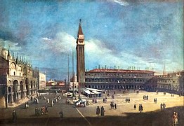 Veduta di Piazza San Marco a Venezia - Canaletto - Musée des Beaux-Arts de Narbonne
