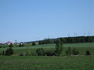 Jardin dEole Wind Farm Wind farm in Saint-Ulric, Quebec