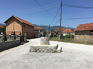 Dolna Belica Village in Southwestern, North Macedonia