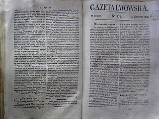 <i>Gazeta Lwowska</i> Polish language biweekly magazine