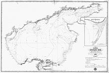 Гидрографическая карта Азовского моря, составленная в 1833 году.