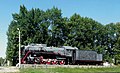 Monumento à série de locomotivas a vapor L-3291 "Vitória".