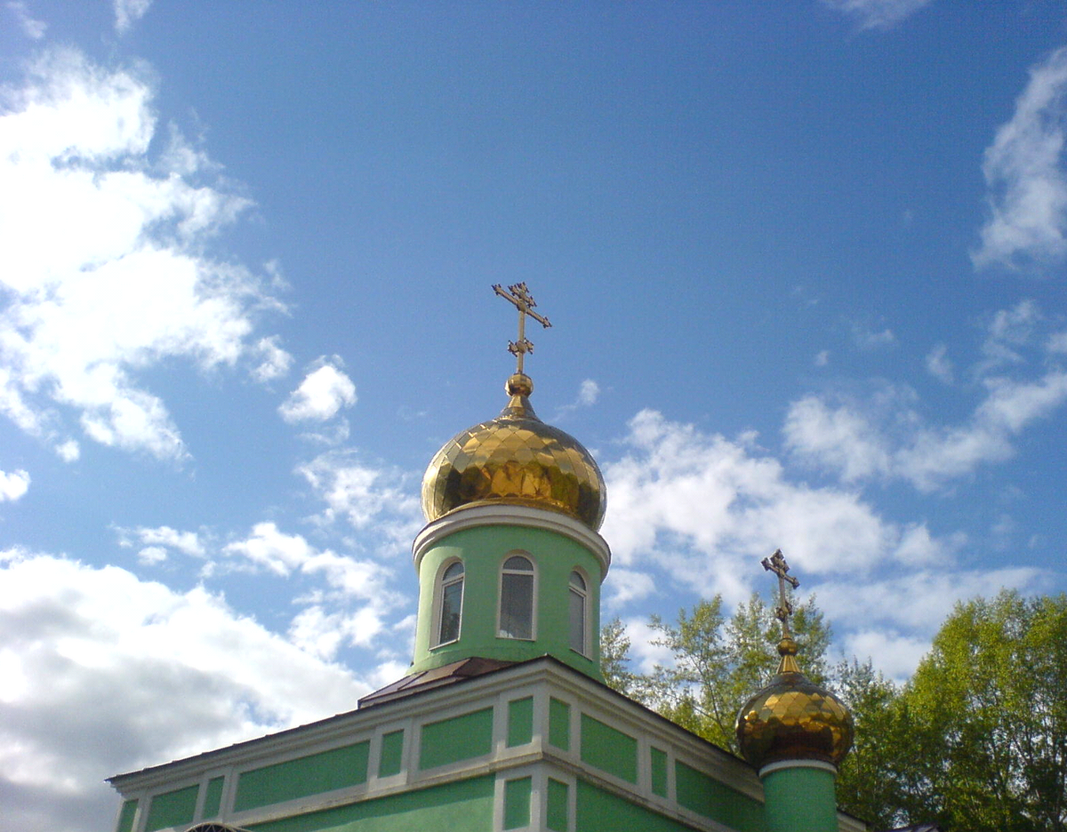 Ксения блаженная Петербургская часовня зимой