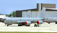 128th Air Refueling Wing KC-135s parked at General Mitchell ANGB