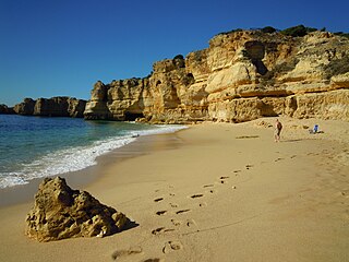 <span class="mw-page-title-main">Praia da Coelha</span> Beach in Albufeira, Portugal