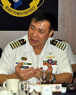 Giovanni Bacordo Filipino Admiral