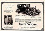 Isotta Fraschini Tipo 8, Amerikaanse advertentie uit 1923