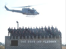 The marines of 1st FAST 1st Platoon after raiding a mock embassy in Rota Spain. 1F1 Platoon.jpg