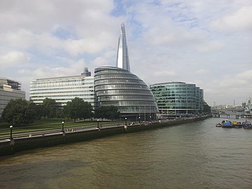 Thames, Shard and City Hall