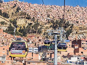 Illustrasjonsbilde av artikkelen La Paz - El Alto taubane