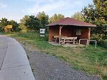 Schutzhütte Ilmenauradweg in Oldershausen