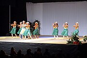 Polynesian dance performance at the All Nations Theater