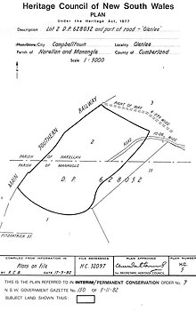 9 - Гленли, хозяйственные постройки, сад и ворота - План ОКП № 009 (5045216p1) .jpg