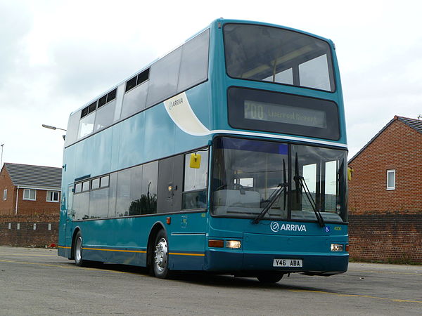 Arriva North West Plaxton President bodied Dennis Trident 2 in July 2010